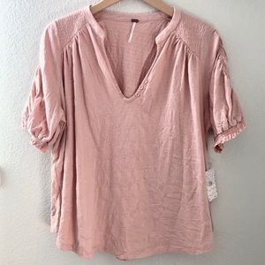 Free People Blush Pink Top